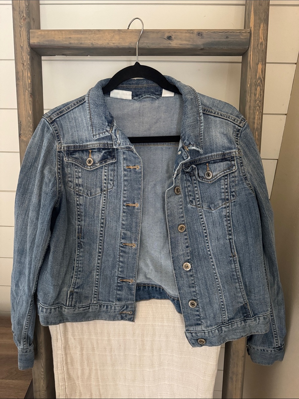 Light Blue Denim Jacket - Women’s Petite